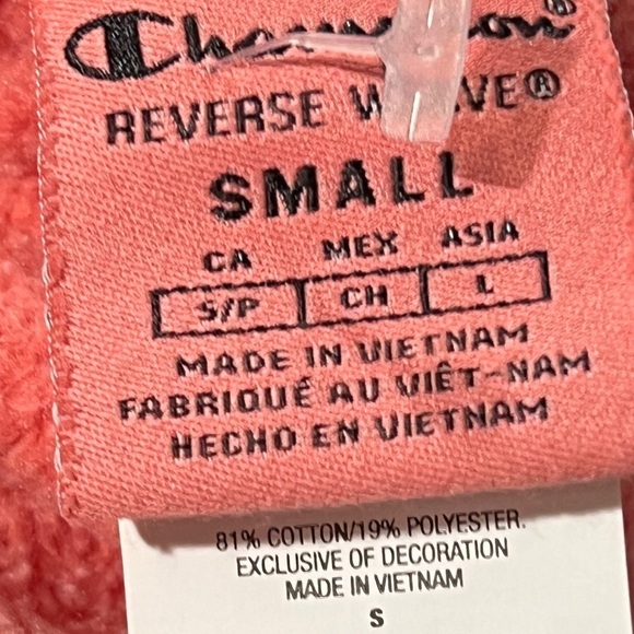 Champion Reverse Weave Crewneck Women's Top Tie Dye Pullover Sweatshirt - Picture 4 of 5